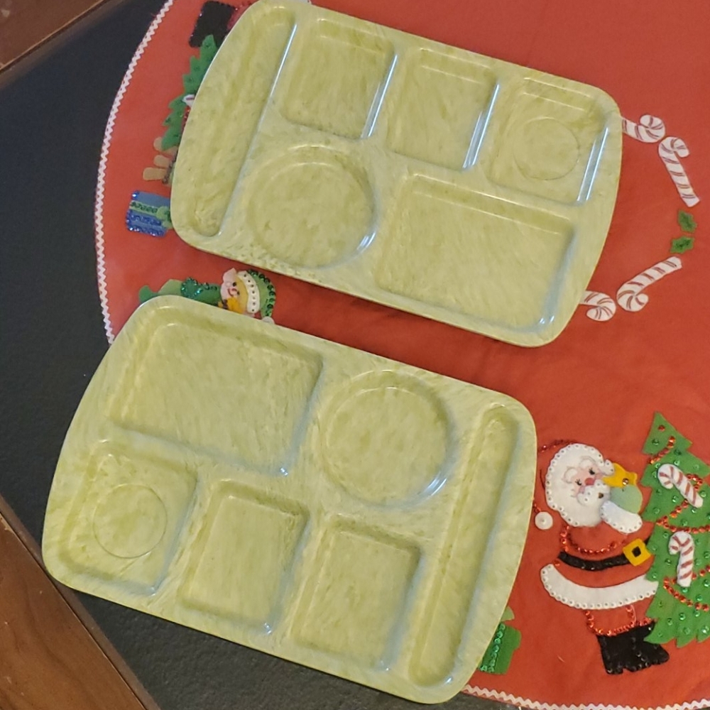 Vintage Prolon Ware Cafeteria Tray's